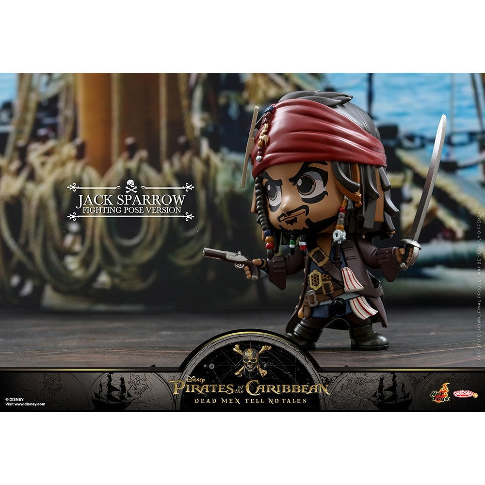 【新品即納】[FIG] (再販) コスベイビー サイズS ジャック・スパロウ(ファイティング・ポーズ版) パイレーツ・オブ・カリビアン/最後の海賊 完成品 フィギュア(COS#373) ホットトイズ(20260331)