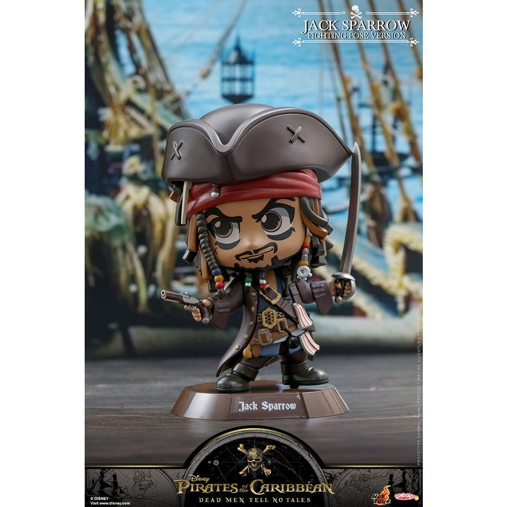 【新品】【お取り寄せ】[FIG] (再販) コスベイビー サイズS ジャック・スパロウ(ファイティング・ポーズ版) パイレーツ・オブ・カリビアン/最後の海賊 完成品 フィギュア(COS#373) ホットトイズ(20260331)