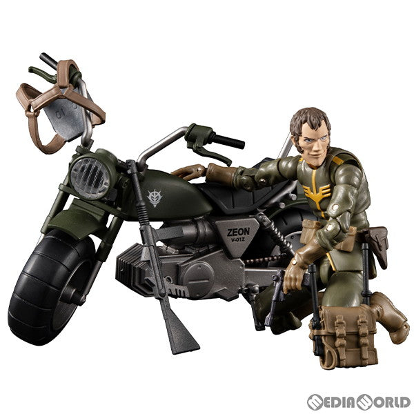 【中古即納】[FIG] G.M.G.(ガンダムミリタリージェネレーション) ジオン公国軍08 V-SP 一般兵士&ジオン兵専用バイク 機動戦士ガンダム 完成品 可動フィギュア メガハウス(20220827)