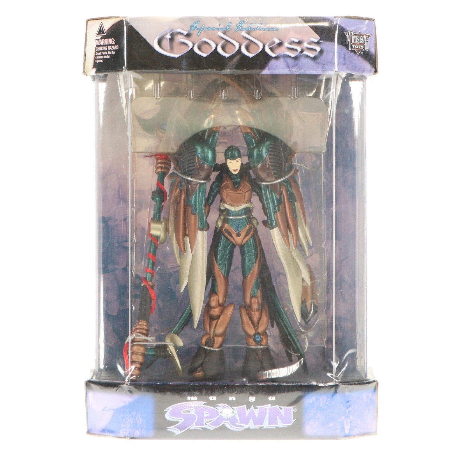 【中古即納】[FIG] スポーン・ウルトラ・アクションフィギュア シリーズ9 in ディスプレイケース ゴッデス Special Edition manga SPAWN(マンガ スポーン) 完成品 可動フィギュア マクファーレン・トイズ(19991231)