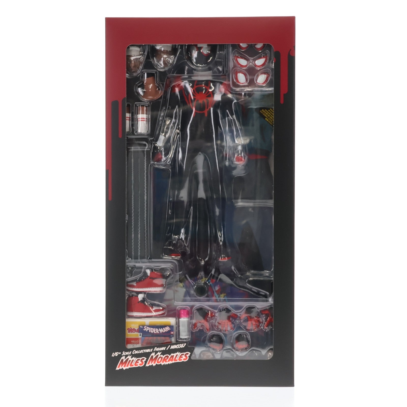 【中古即納】[FIG] ムービー・マスターピース マイルス・モラレス/スパイダーマン 1/6 アクションフィギュア スパイダーマン:スパイダーバース 完成品 可動フィギュア(MMS567) ホットトイズ(20220728)
