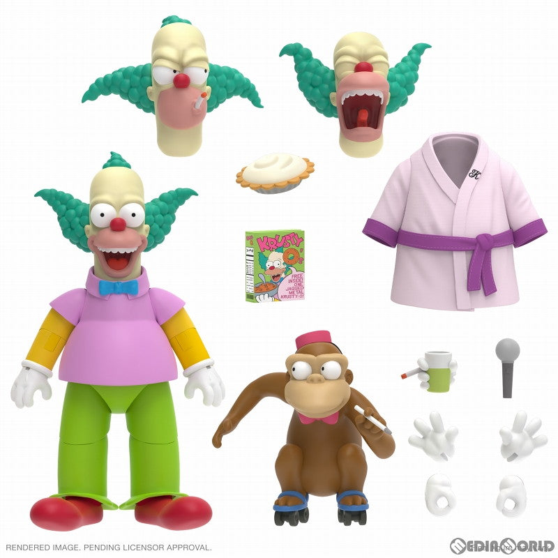 【新品即納】[FIG] クラスティー・ザ・クラウン ザ・シンプソンズ アルティメイト 7インチ アクションフィギュア スーパー7(20240419)