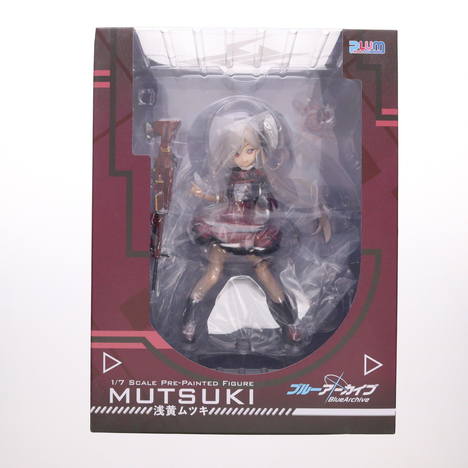 【中古即納】[FIG] 浅黄ムツキ(あさぎむつき) ブルーアーカイブ 1/7 完成品 フィギュア(PF190) PLUM(プラム)(20220604)