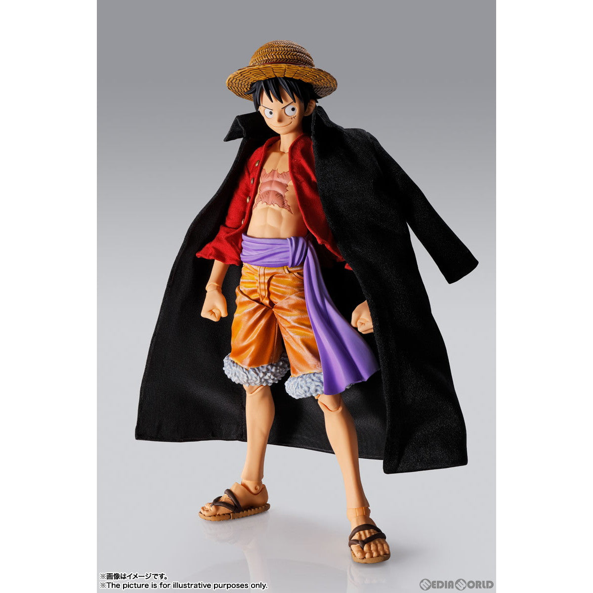 【中古即納】[FIG] IMAGINATION WORKS(イマジネーションワークス) モンキー・D・ルフィ ONE PIECE(ワンピース) 1/9 完成品 可動フィギュア バンダイスピリッツ(20220827)
