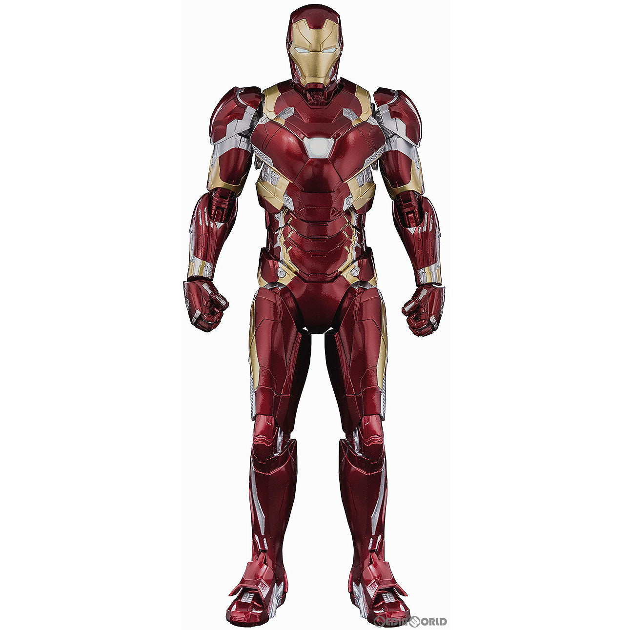 【中古即納】[FIG] DLX Iron Man Mark 46(DLX アイアンマン・マーク46) Marvel Studios' The Infinity Saga(マーベル・スタジオ『インフィニティ・サーガ』) 1/12 完成品 可動フィギュア threezero(スリーゼロ)(20221102)