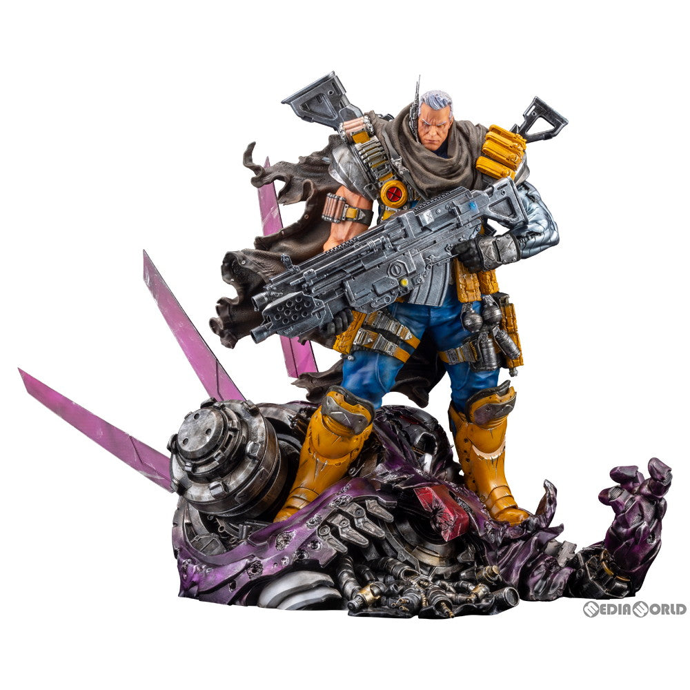 【中古即納】[FIG] FINE ART STATUE シグネチャーシリーズ Feat. Kucharek Brothers ケーブル MARVEL UNIVERSE(マーベルユニバース) 1/6 完成品 フィギュア(MK363) コトブキヤ(20221120)