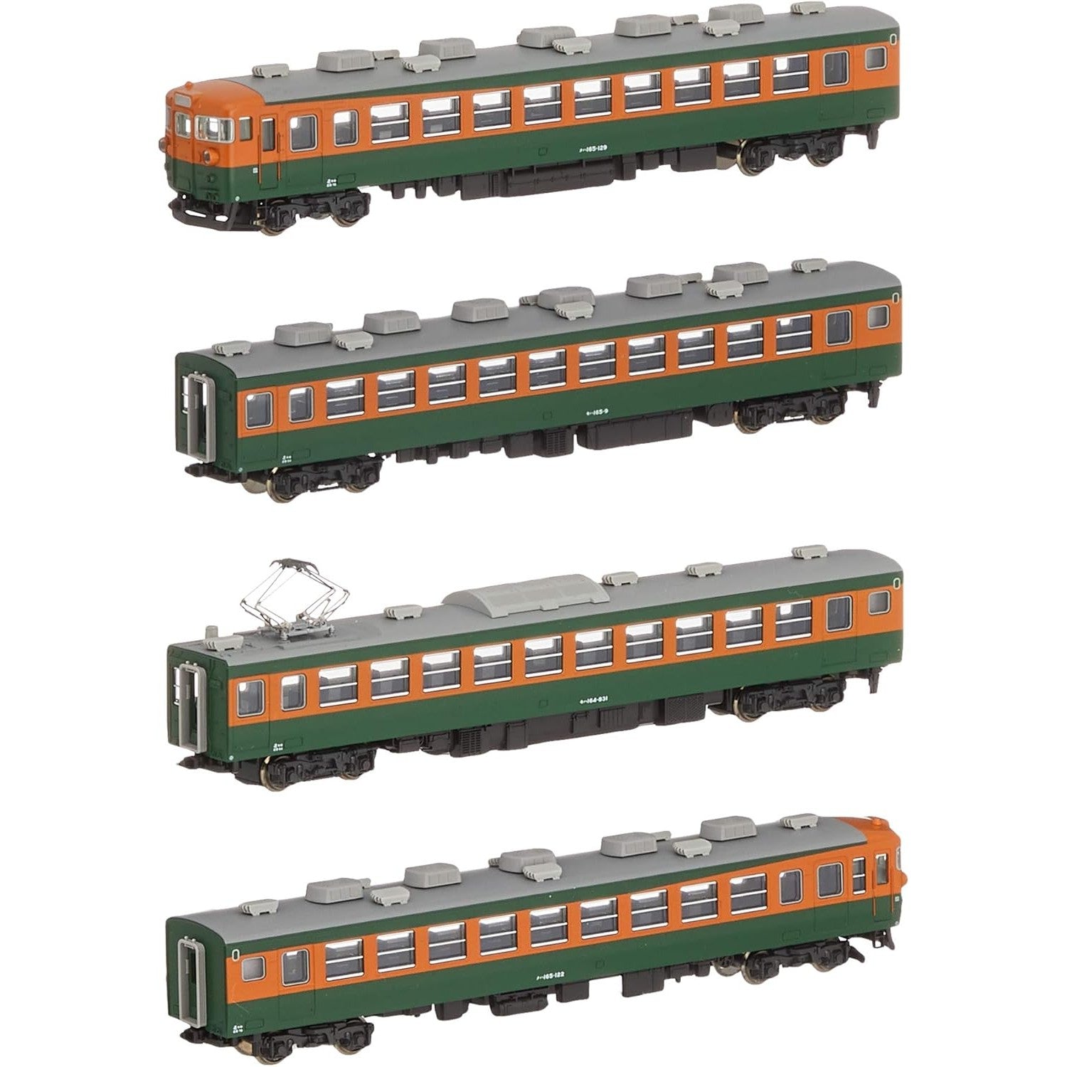 【新品】【お取り寄せ】[RWM] 10-1335 165系800番台 飯田線 急行「伊那」 4両セット(動力付き) Nゲージ 鉄道模型 KATO(カトー)(20160630)