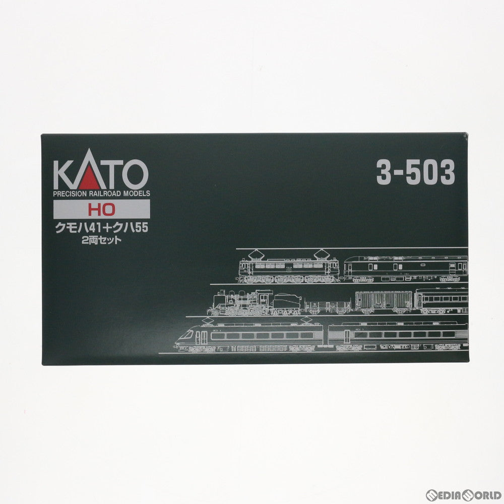【新品】【お取り寄せ】[RWM] 3-503 クモハ41+クハ55 2両セット(動力付き) HOゲージ 鉄道模型 KATO(カトー)(20170603)