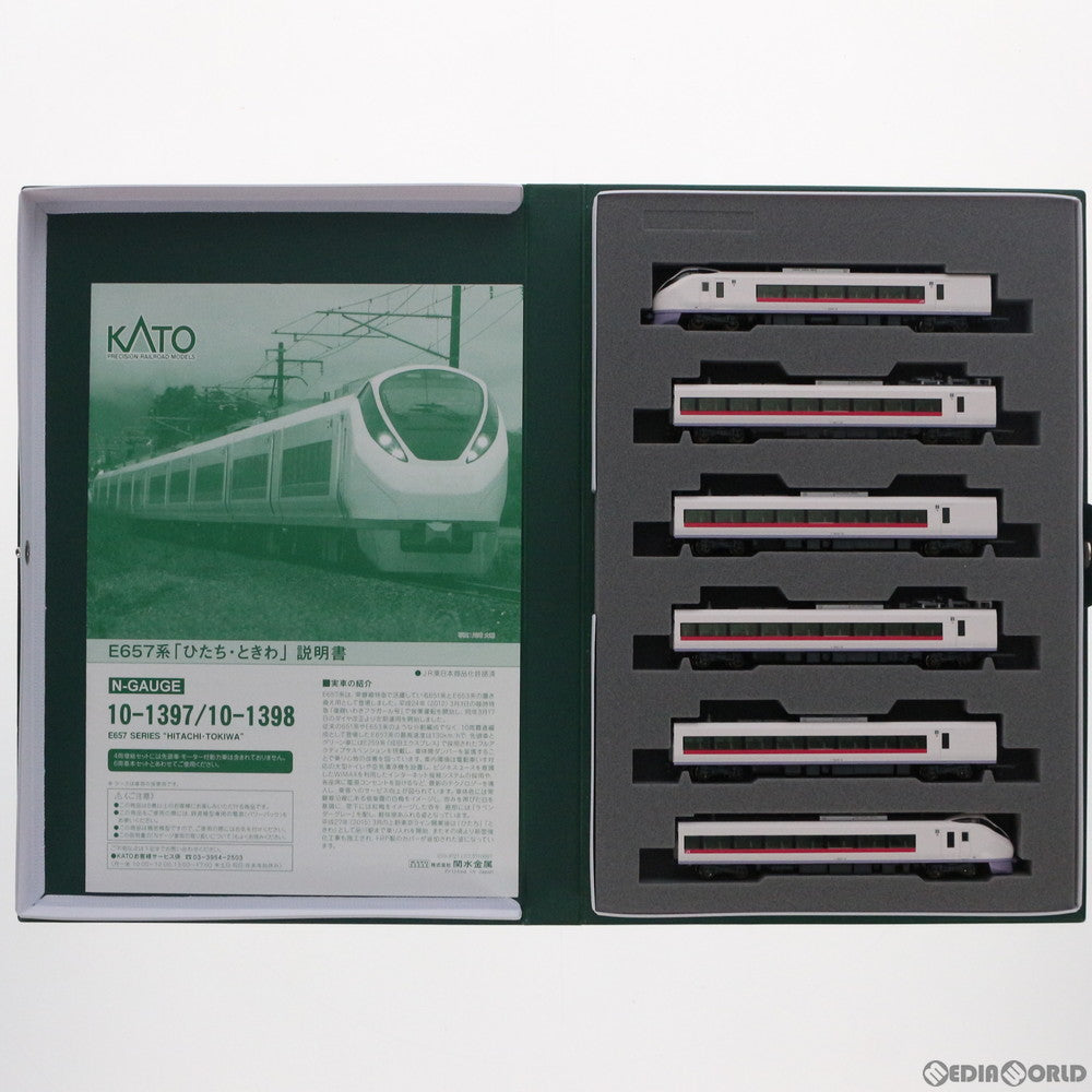 【新品】【お取り寄せ】[RWM] 10-1397 E657系「ひたち・ときわ」 6両基本セット(動力付き) Nゲージ 鉄道模型 KATO(カトー)(20170217)