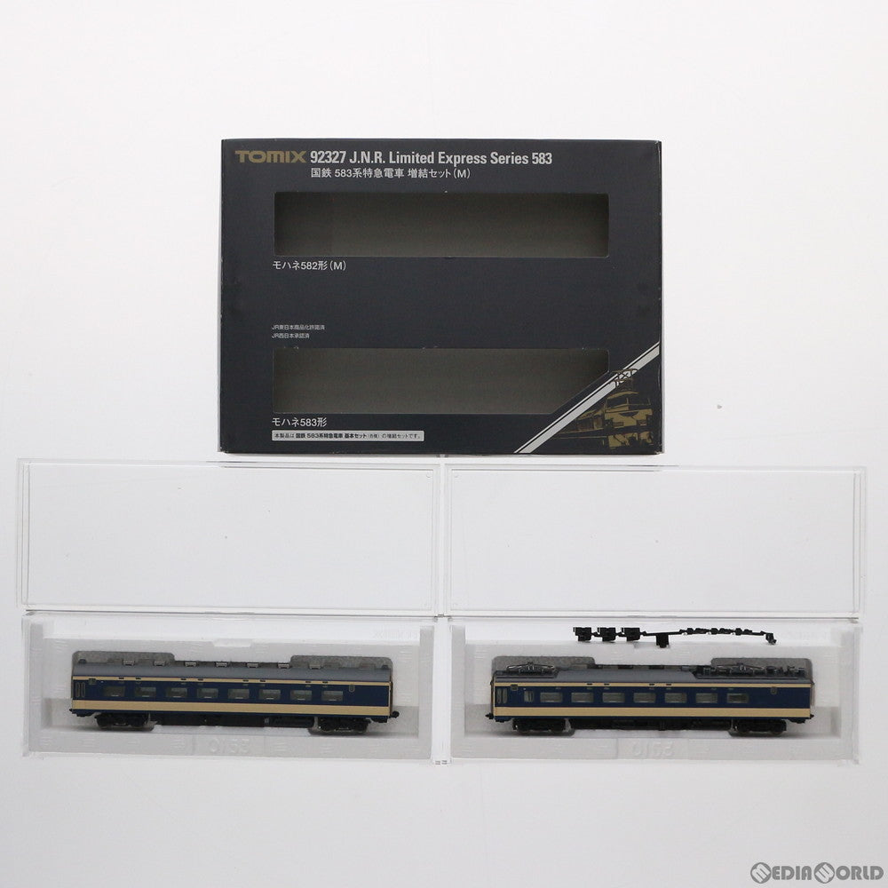 【新品】【お取り寄せ】[RWM] 92327 国鉄 583系特急電車増結セット(M)(2両)(動力付き) Nゲージ 鉄道模型 TOMIX(トミックス)(20170618)