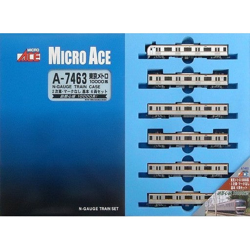 【新品】【お取り寄せ】[RWM] A7463 東京メトロ10000系・2次車・マークなし 基本6両セット(動力付き) Nゲージ 鉄道模型 MICRO ACE(マイクロエース)(20170721)