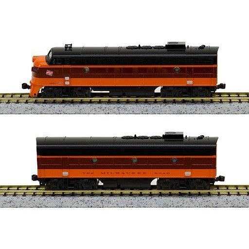 【新品】【お取り寄せ】[RWM] 10-755-2 FP7A+F7B ミルウォーキー・ロード 2両セット Nゲージ 鉄道模型 KATO(カトー)(20171103)