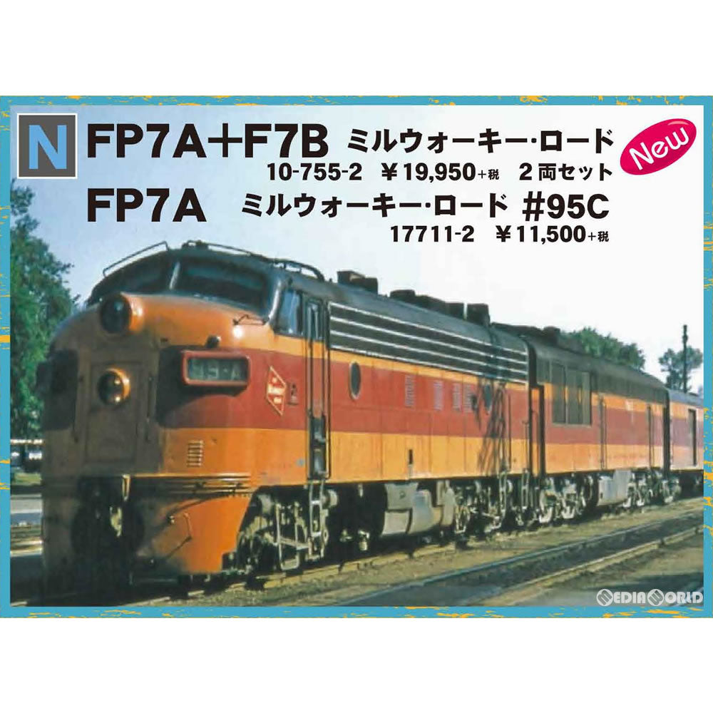 【新品】【お取り寄せ】[RWM] 17711-3 FP7A ミルウォーキー・ロード #95C Nゲージ 鉄道模型 KATO(カトー)(20171103)