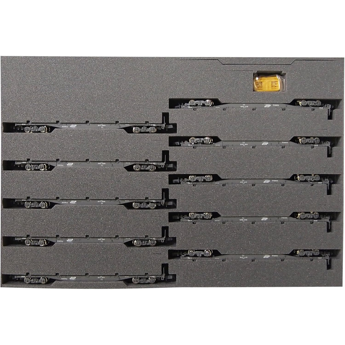 【新品】【お取り寄せ】[RWM] 10-1432 コキ106+107 コンテナ無積載 10両セット(動力無し) Nゲージ 鉄道模型 KATO(カトー)(20200516)
