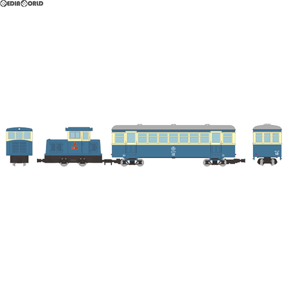【中古即納】[RWM] 285793 鉄道コレクション(鉄コレ) ナローゲージ80 猫屋線 客車列車(DB1+ホハフ11)新塗装セット(動力無し) 9mmゲージ 鉄道模型 TOMYTEC(トミーテック)(20171202)