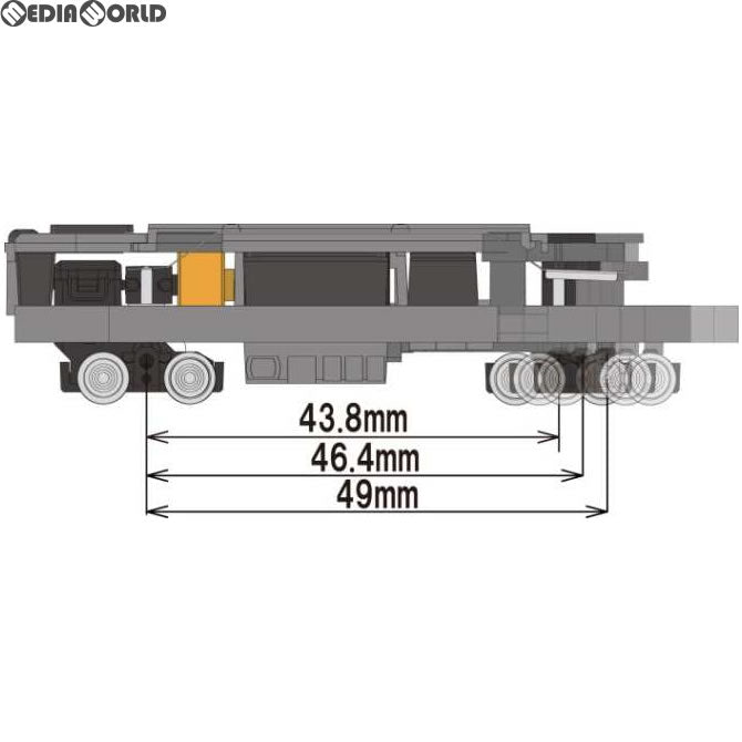 【中古即納】[RWM] 265962 鉄道コレクション(鉄コレ) 動力ユニット大型路面電車用 TM-TR04 Nゲージ 鉄道模型 TOMYTEC(トミーテック)(20161002)