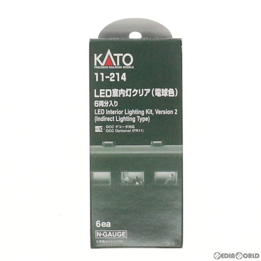 【新品】【お取り寄せ】[RWM] 11-214 LED室内灯クリア(電球色) 6両分入 Nゲージ 鉄道模型 KATO(カトー)(20121228)
