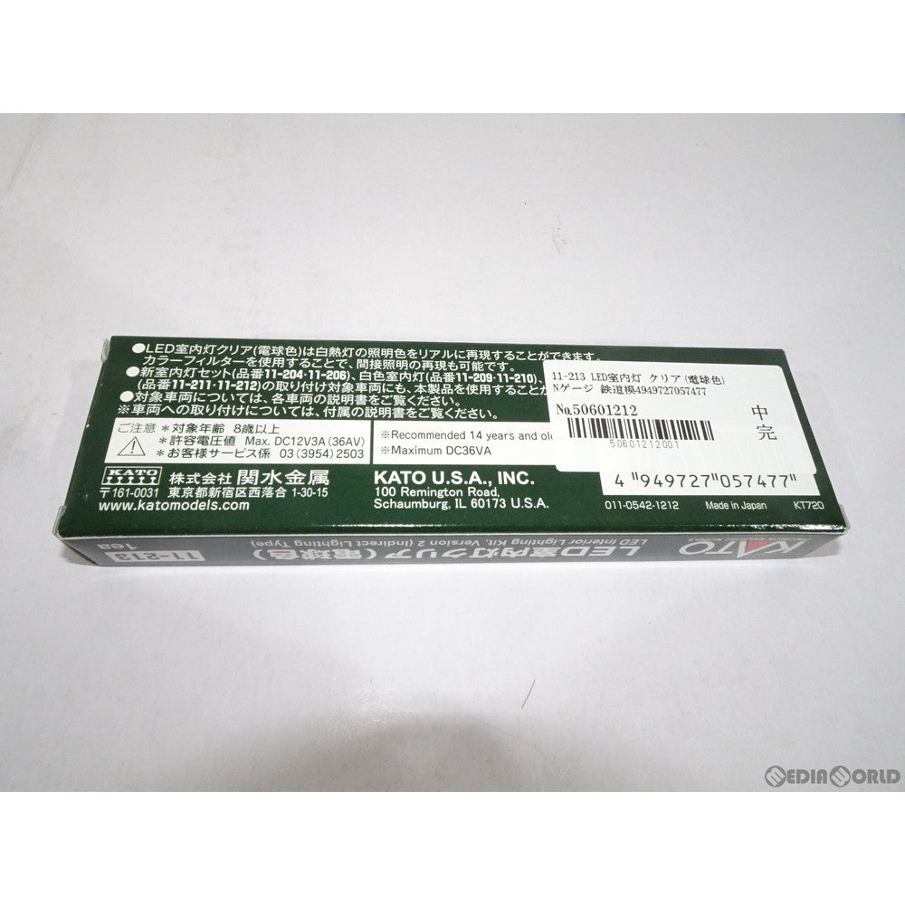 【新品】【お取り寄せ】[RWM] 11-213 LED室内灯クリア(電球色) Nゲージ 鉄道模型 KATO(カトー)(20121231)