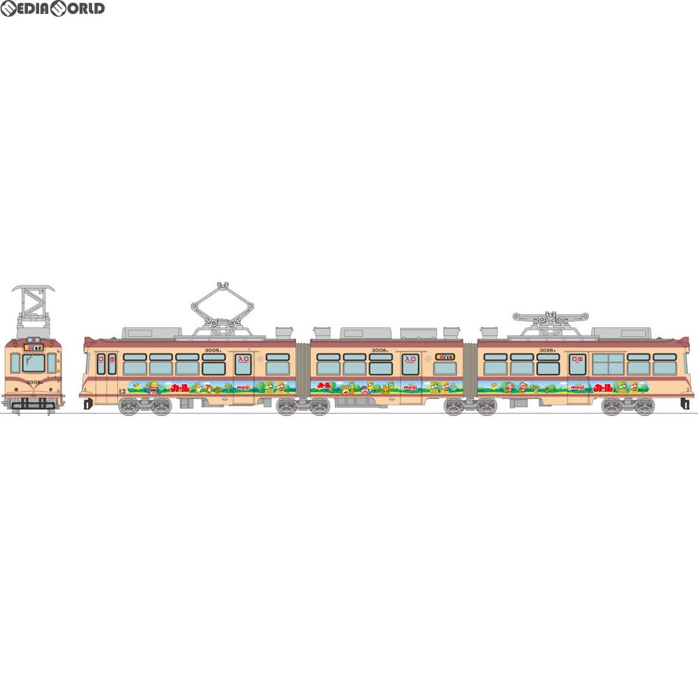 【中古即納】[RWM] 286899 鉄道コレクション(鉄コレ) 広島電鉄3000形3008号 Nゲージ 鉄道模型 TOMYTEC(トミーテック)(20180218)