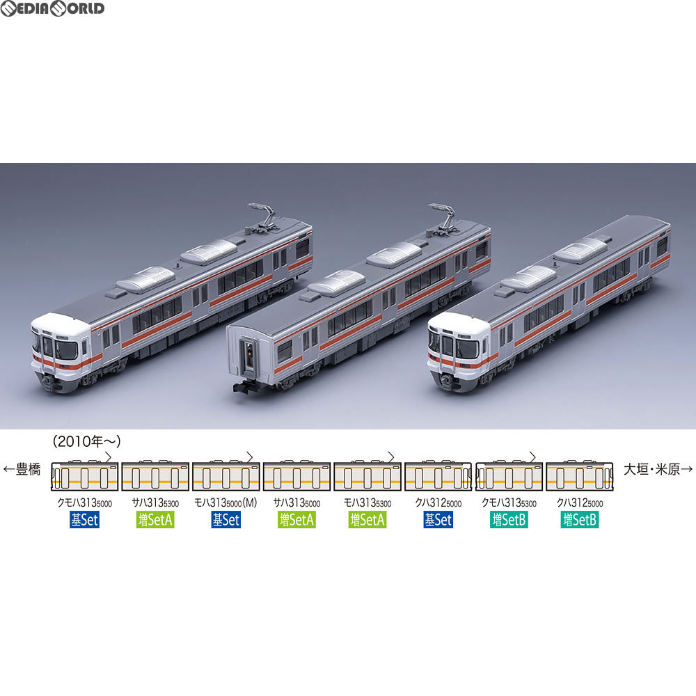 【新品】【お取り寄せ】[RWM] (再販)98204 JR313-5000系近郊電車基本セット(3両) Nゲージ 鉄道模型 TOMIX(トミックス)(20180507)