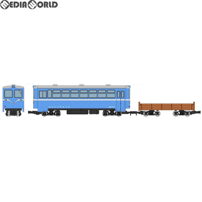 【中古即納】[RWM] 289340 鉄道コレクション(鉄コレ) ナローゲージ80 富別簡易軌道 自走客車 あおぞら号+無がい車セット(動力無し) 9mmゲージ 鉄道模型 TOMYTEC(トミーテック)(20180701)