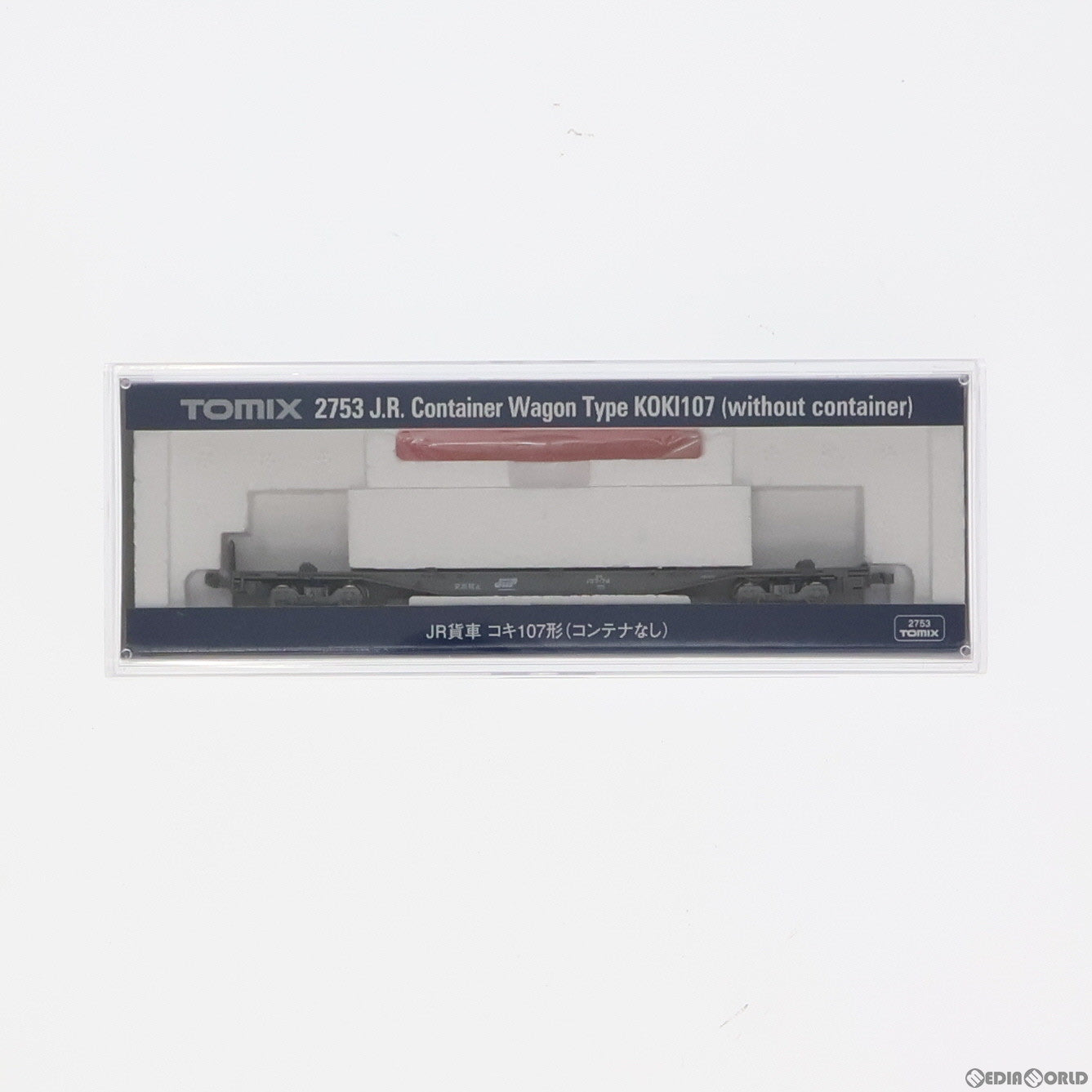 【新品】【お取り寄せ】[RWM] (再販)2753 JR貨車 コキ107形(コンテナなし)(動力無し) Nゲージ 鉄道模型 TOMIX(トミックス)(20190307)