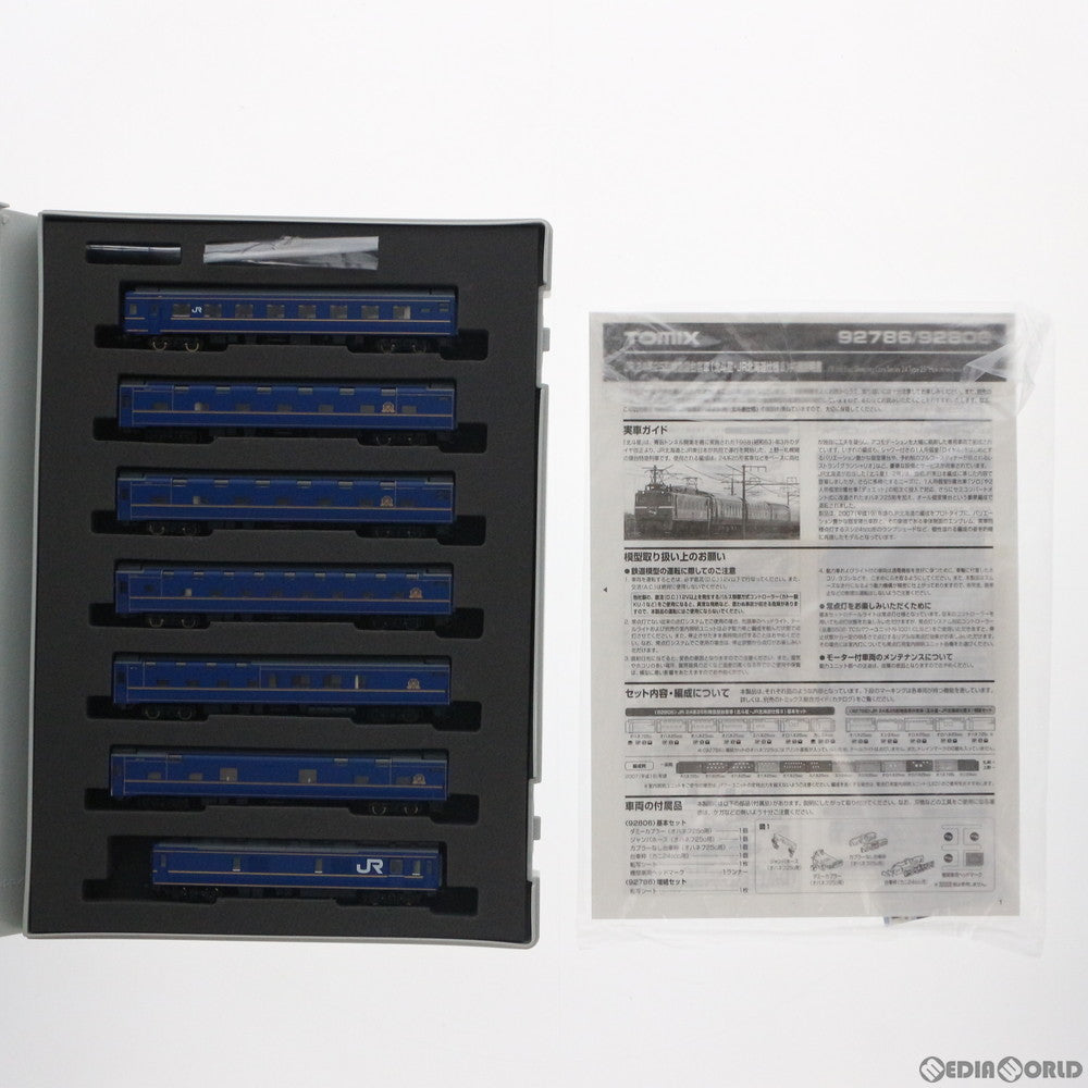 【中古即納】[RWM] 92806 24系25形特急寝台客車(北斗星・JR北海道仕様II) 基本7両セット(動力無し) Nゲージ 鉄道模型 TOMIX(トミックス) (20090830)