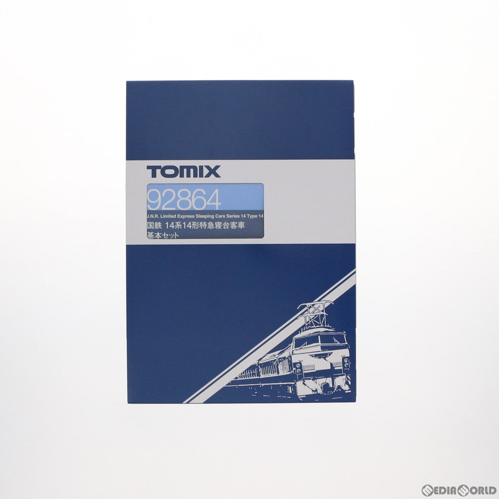 【中古即納】[RWM] 92864 国鉄 14系14形 特急寝台客車 基本7両セット(動力無し) Nゲージ 鉄道模型 TOMIX(トミックス) (20140530)