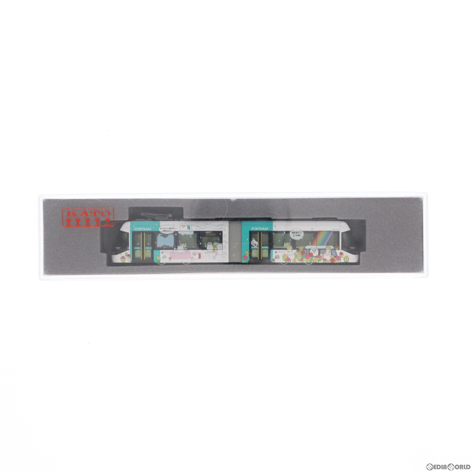 【中古即納】[RWM] 14-801-8 富山ライトレール TLR0605(とやまグリーントラム)(動力付き) Nゲージ 鉄道模型 KATO(カトー)(20110430)