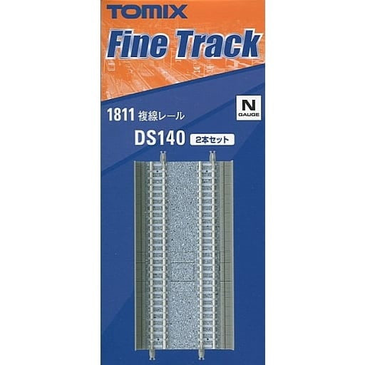 【新品】【お取り寄せ】[RWM] 1811 複線レールDS140(F)(2本セット) Nゲージ 鉄道模型 TOMIX(トミックス)(20180928)