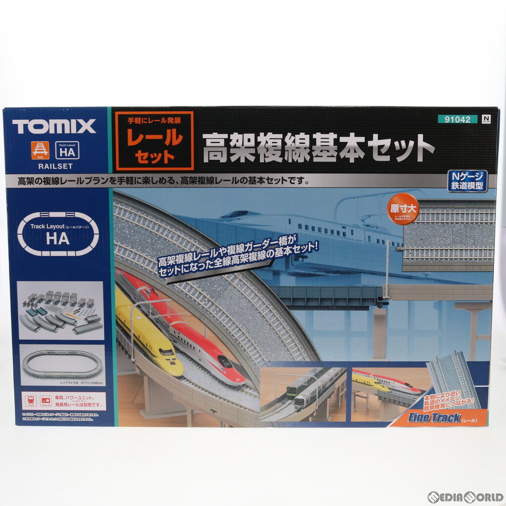 【新品即納】[RWM] 91042 高架複線基本セット(レールパターンHA) Nゲージ 鉄道模型 TOMIX(トミックス)(20180928)