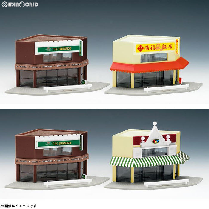 【新品】【お取り寄せ】[RWM] 4215 角店セット(ダークブラウン・クリーム) Nゲージ 鉄道模型 TOMIX(トミックス)(20181102)