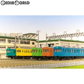 【新品】【お取り寄せ】[RWM] (再販)10-035 通勤電車103系 KOKUDEN-001 ブルー 3両セット(動力付き) Nゲージ 鉄道模型 KATO(カトー)(20190824)