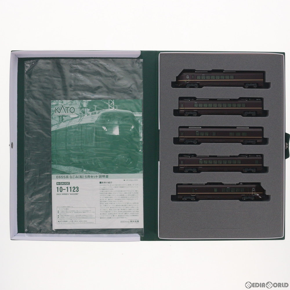 【新品】【お取り寄せ】[RWM] 10-1123 E655系 なごみ(和) 5両セット(動力付き) Nゲージ 鉄道模型 KATO(カトー)(20191206)