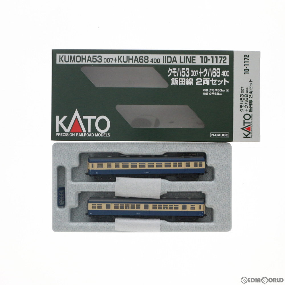 【中古即納】[RWM] 10-1172 クモハ53-007 + クハ68-400 飯田線 2両セット(動力付き) Nゲージ 鉄道模型 KATO(カトー) (20131130)