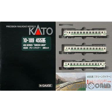 【新品】【お取り寄せ】[RWM] 10-189 455系 グリーンライナー 3両セット(動力付き) Nゲージ 鉄道模型 KATO(カトー)(20011129)