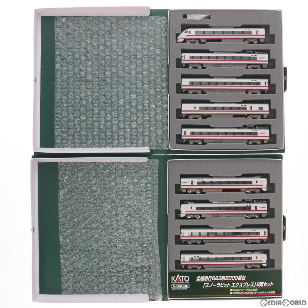 【新品】【お取り寄せ】[RWM] (再販)10-810 北越急行 683系 8000番台 「スノーラビットエクスプレス」 9両セット(動力付き) Nゲージ 鉄道模型 KATO(カトー)(20181230)