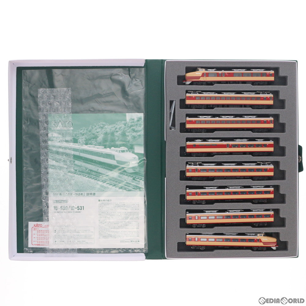 【新品】【お取り寄せ】[RWM] 10-530 151系「こだま・つばめ」 基本8両セット(動力付き) Nゲージ 鉄道模型 KATO(カトー)(20210624)