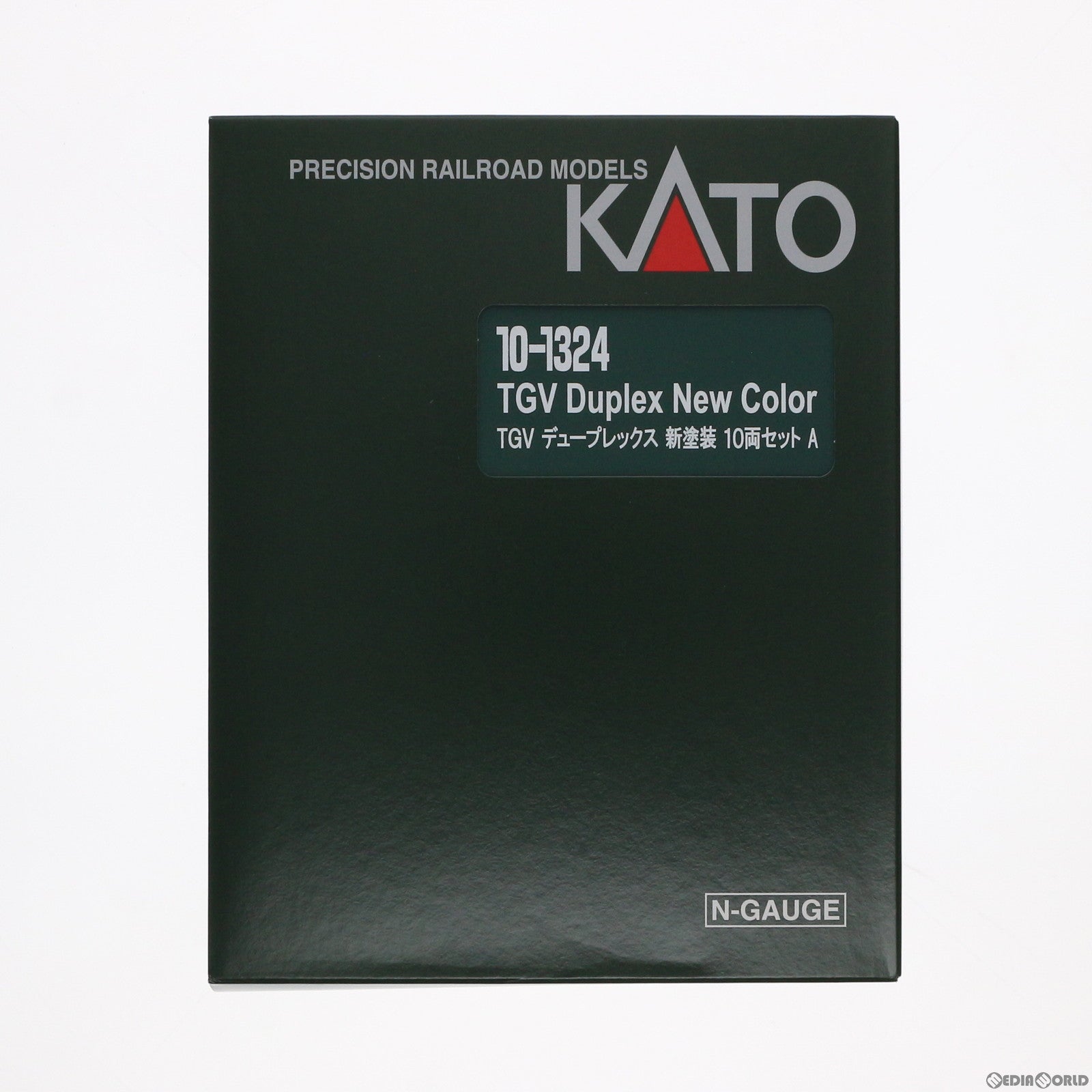 【中古即納】[RWM] 10-1324 TGV Duplex(デュープレックス) 新塗装 10両セット(動力付き) Nゲージ 鉄道模型 KATO(カトー)(20160604)