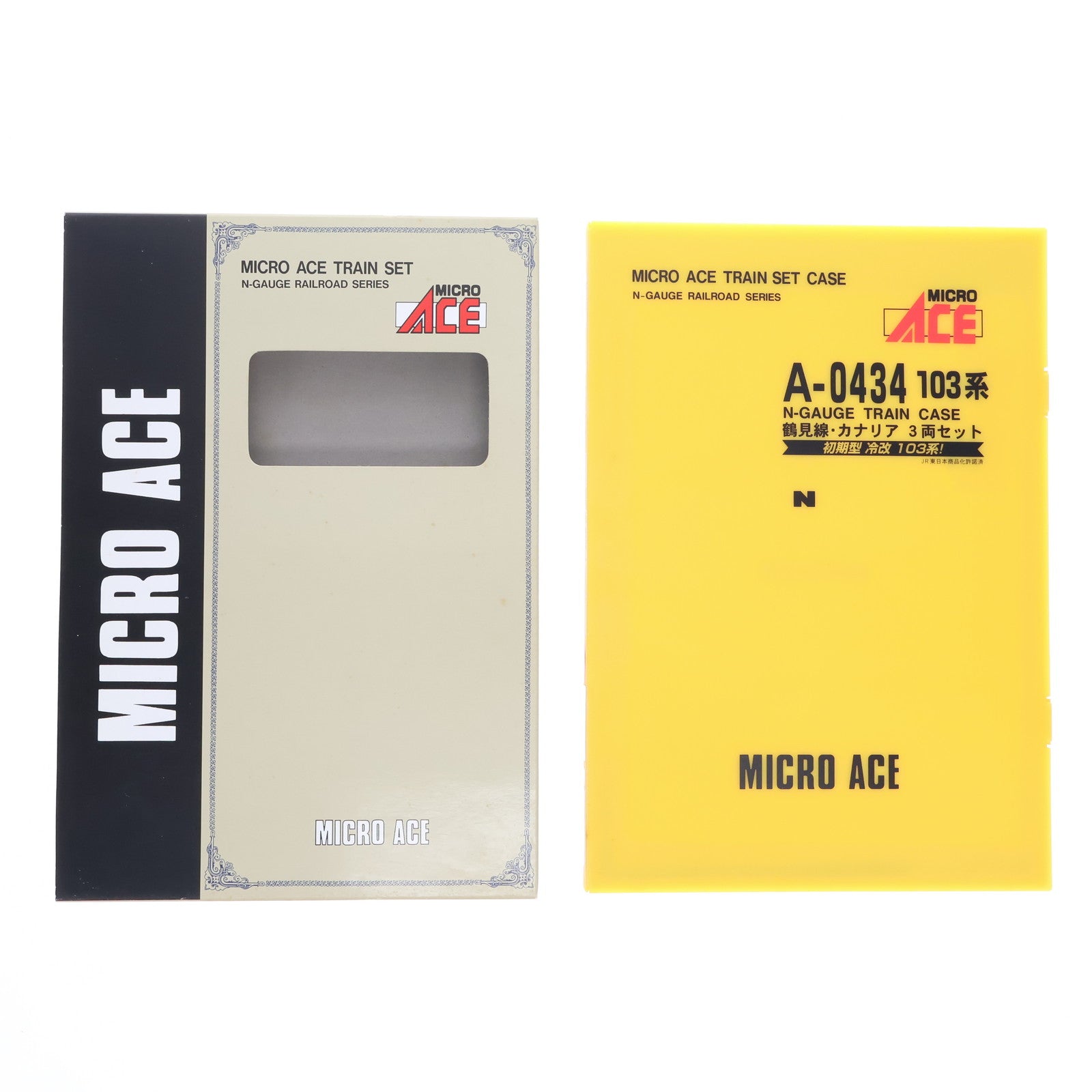 【中古即納】[RWM] A0434 103系 鶴見線・カナリア 3両セット(動力付き) Nゲージ 鉄道模型 MICRO ACE(マイクロエース)(20060228)