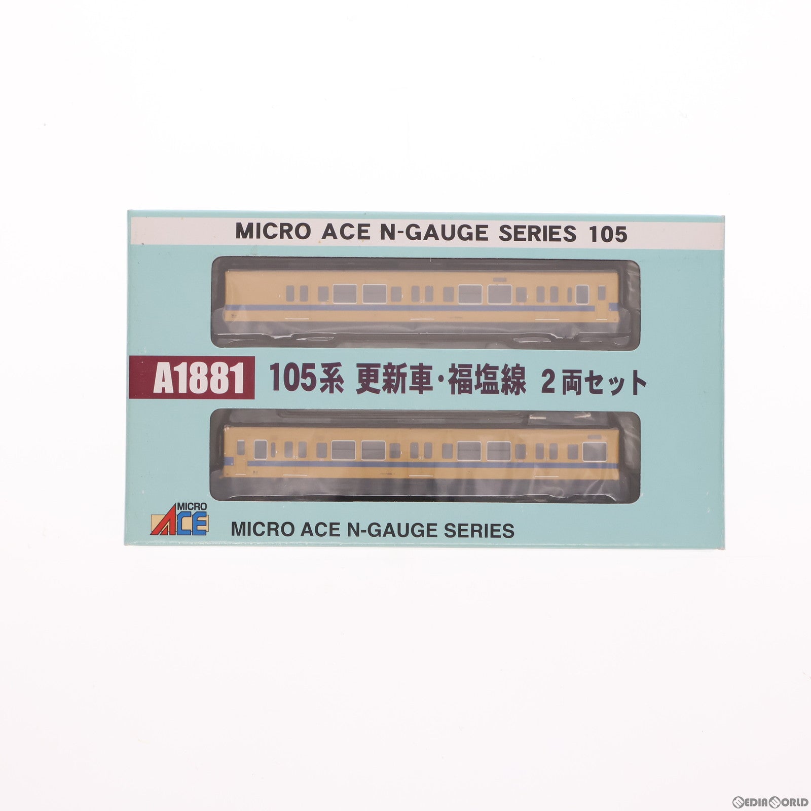 【中古即納】[RWM] A1881 105系 更新車・福塩線 2両セット(動力付き) Nゲージ 鉄道模型 MICRO ACE(マイクロエース)(20070430)