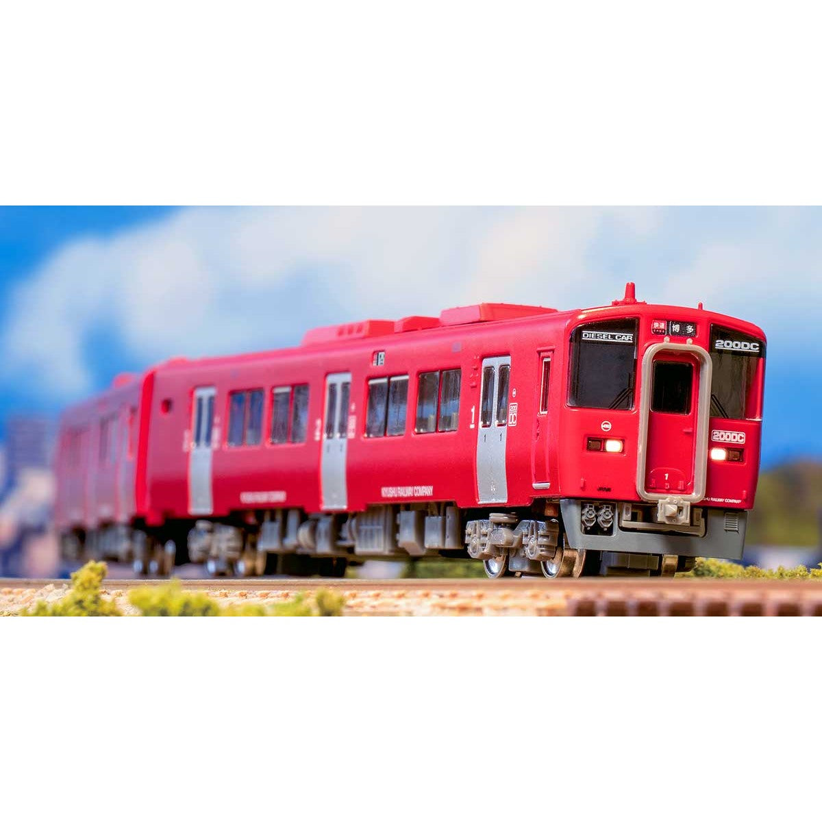 【新品】【お取り寄せ】[RWM] (再販)30038 JR九州キハ200形「赤い快速」 2両編成セット(動力付き) Nゲージ 鉄道模型 GREENMAX(グリーンマックス)(20210512)