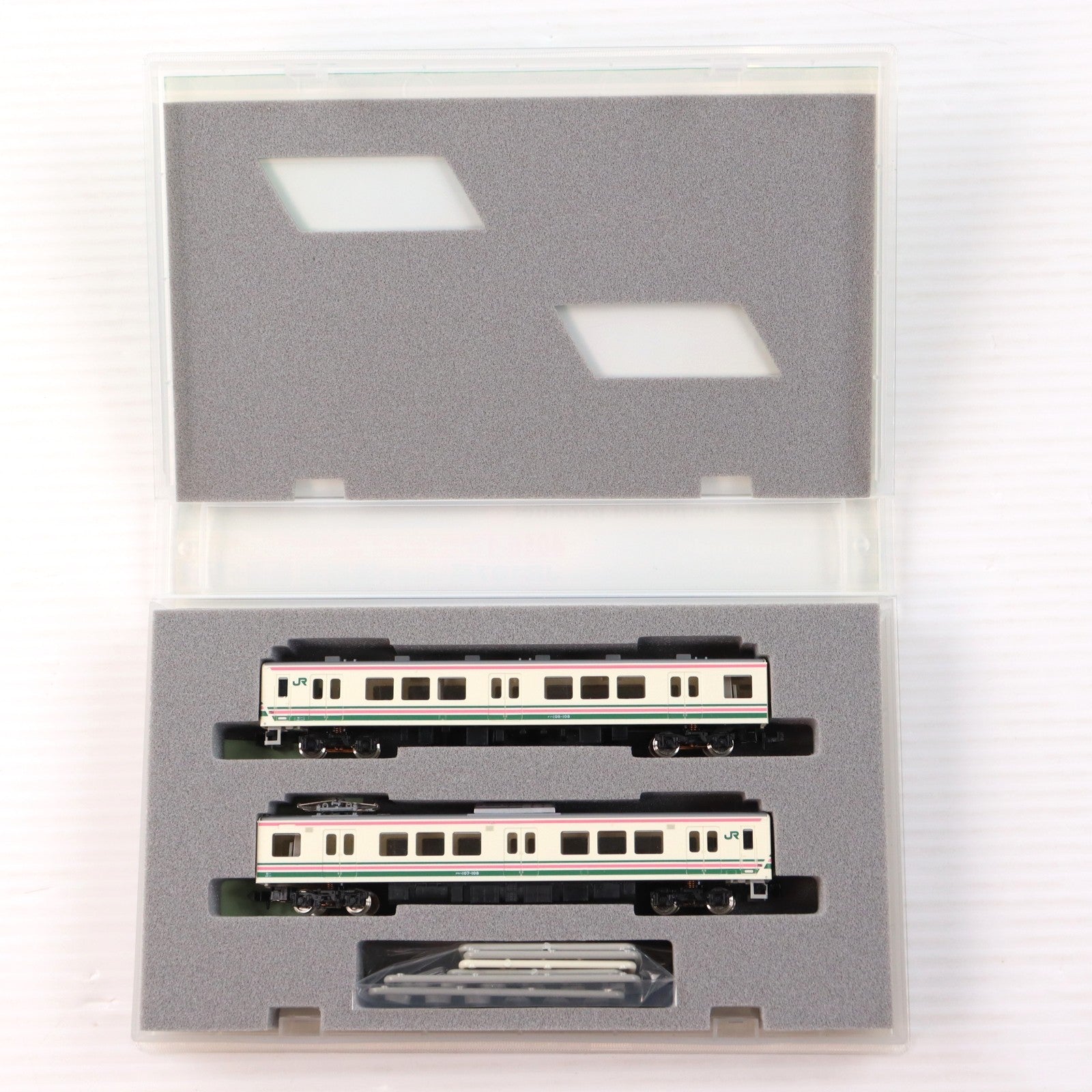 【中古即納】[RWM] 4016-1 JR 107系100番代 後期型 増結2輛編成セット(動力無し) Nゲージ 鉄道模型 GREENMAX(グリーンマックス)(20040130)