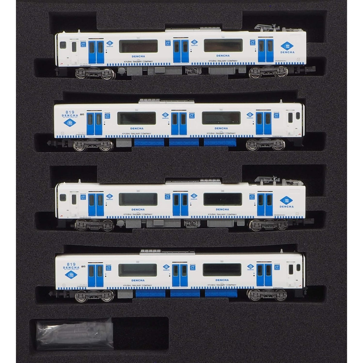 【新品】【お取り寄せ】[RWM] 30777 JR九州BEC819系(DENCHA) 4両編成セット(動力付き) Nゲージ 鉄道模型 GREENMAX(グリーンマックス)(20181224)