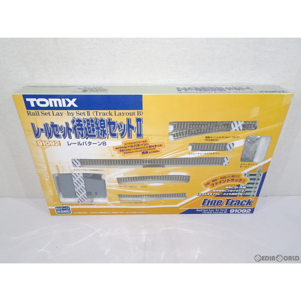 【新品】【お取り寄せ】[RWM] 91092 Fine Track(ファイントラック) レールセット待避線セットII(Bパターン) Nゲージ 鉄道模型 TOMIX(トミックス)(20081101)