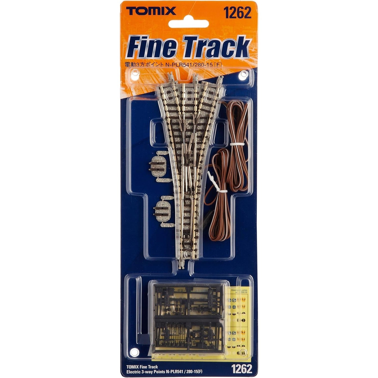 【新品】【お取り寄せ】[RWM] 1262 Fine Track(ファイントラック) 電動3方ポイントN-PLR541/280-15(F) Nゲージ 鉄道模型 TOMIX(トミックス)(20080228)