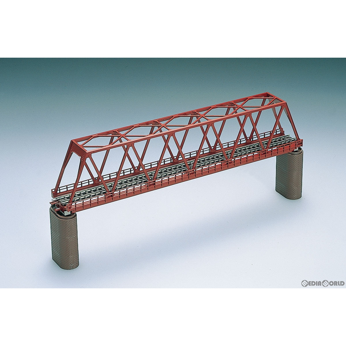 【新品即納】[RWM] (再販)3031 単線トラス形鉄橋(F)(赤)(れんが橋脚・2本付) Nゲージ 鉄道模型 TOMIX(トミックス)(20230211)