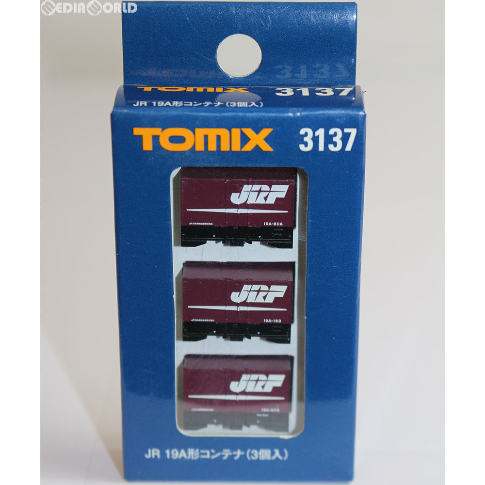 【新品】【お取り寄せ】[RWM] 3137 19A形コンテナ(3個入) Nゲージ 鉄道模型 TOMIX(トミックス)(20101130)