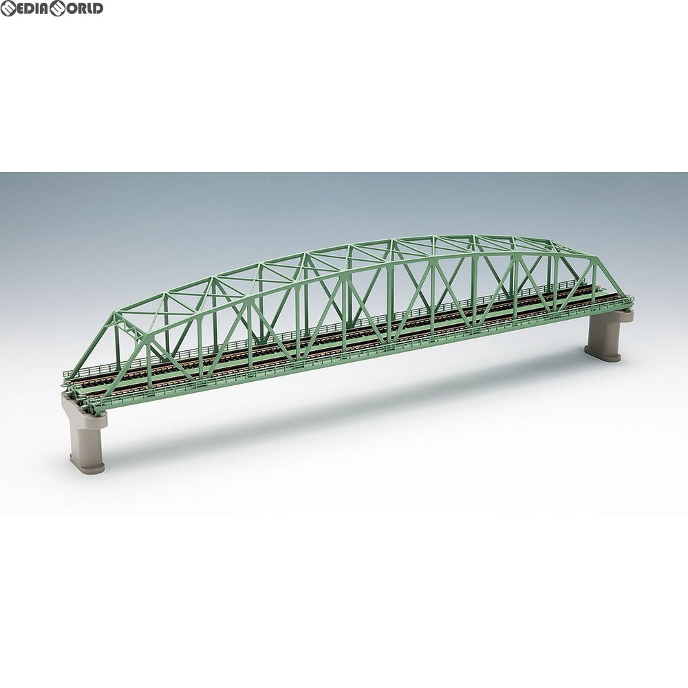 【新品】【お取り寄せ】[RWM] 3222 複線曲弦大トラス鉄橋(F)(緑)(複線PC橋脚・2本付) Nゲージ 鉄道模型 TOMIX(トミックス)(20120331)