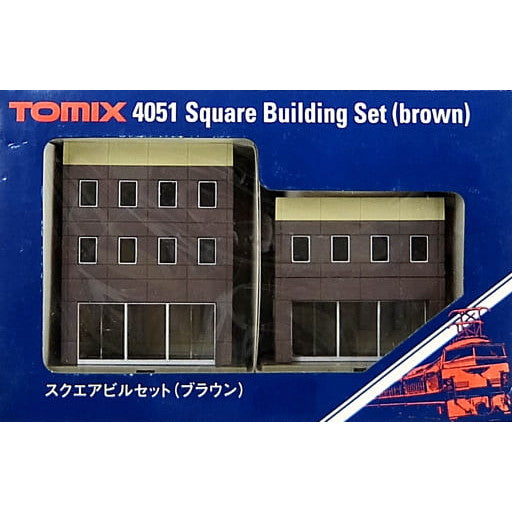 【新品】【お取り寄せ】[RWM] 4051 スクエアビルセット(ブラウン) Nゲージ 鉄道模型 TOMIX(トミックス) (20030131)